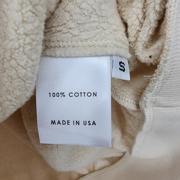 Revolve TULAROSA Long Sleeve Neda Sweatshirt In Vanilla Cream Size Small - Picture 4 of 6